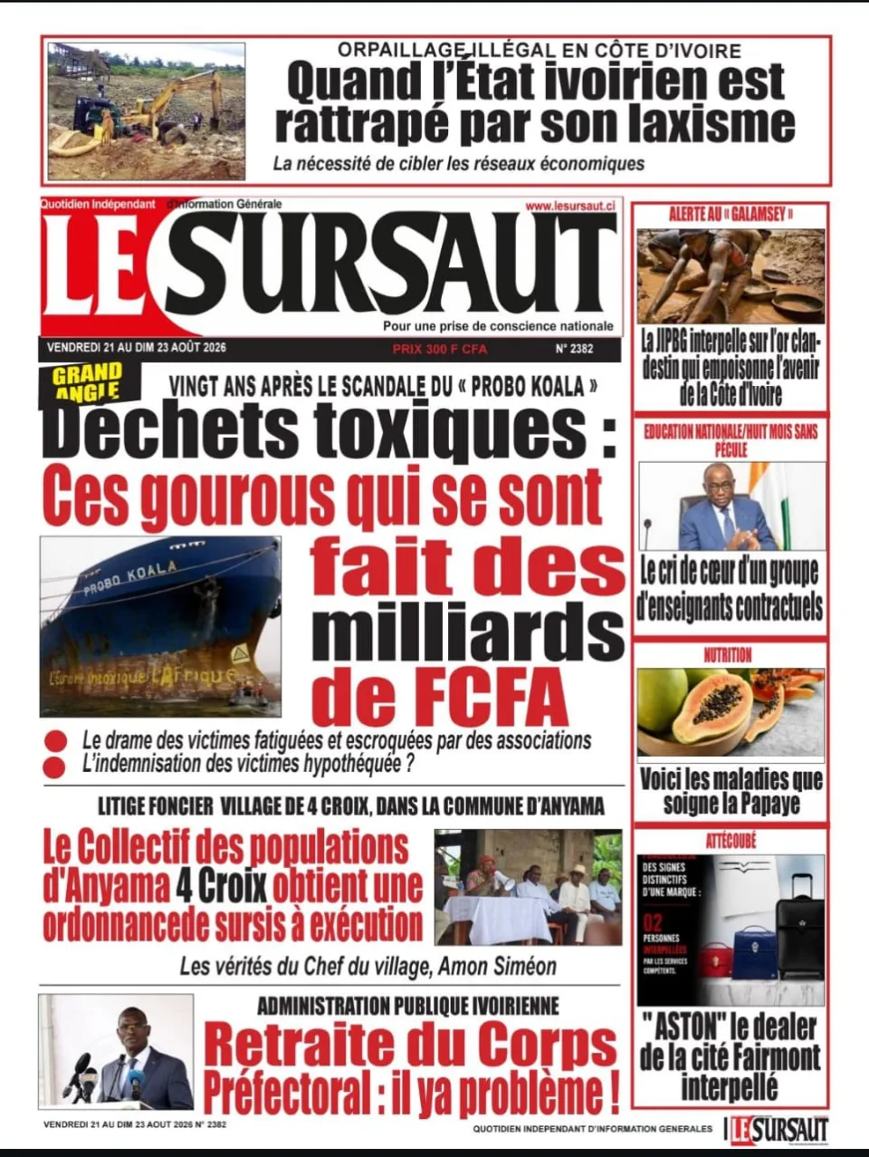 LE SURSAUT 2382