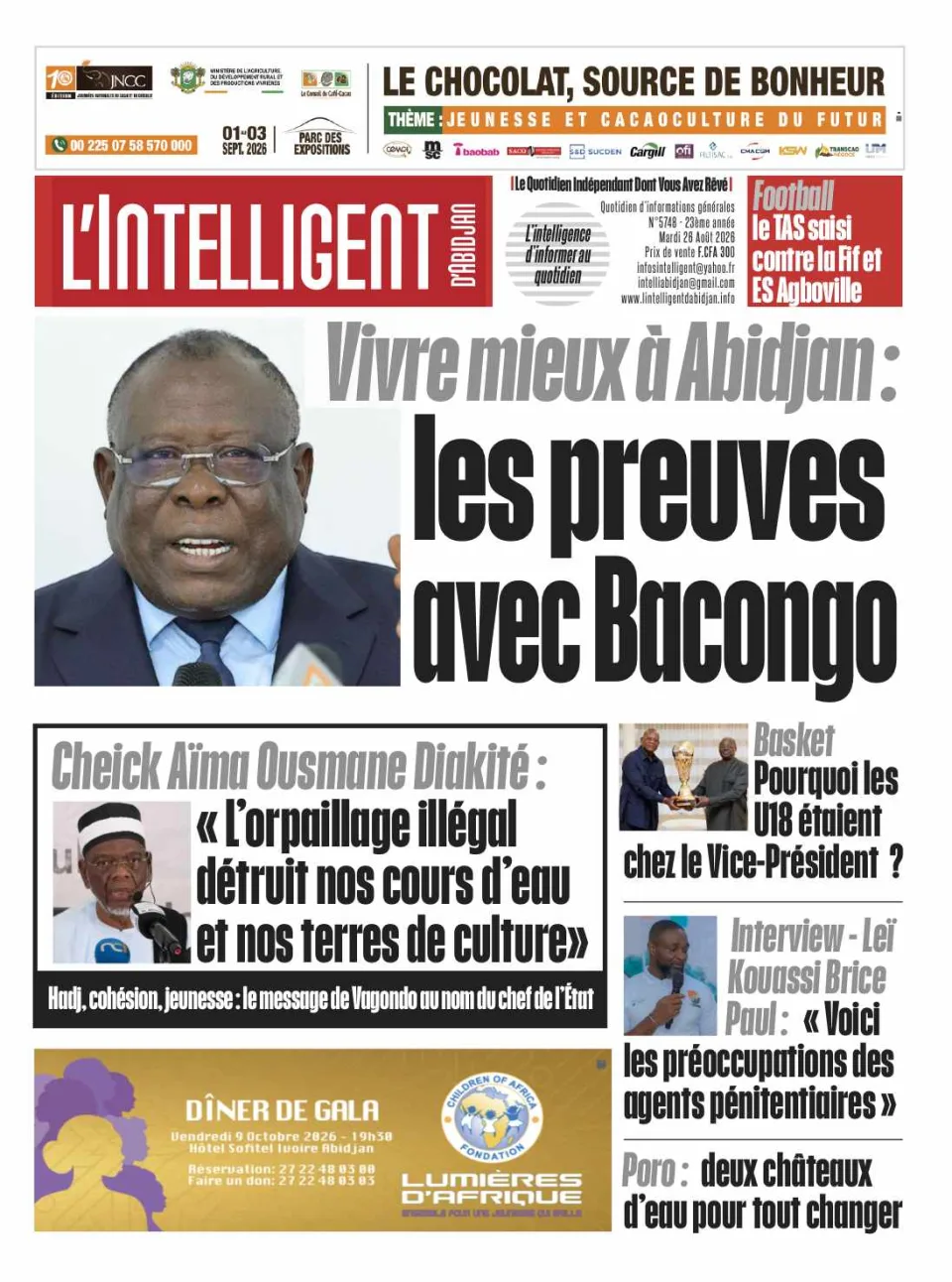 L'Intelligent d'Abidjan N°5748