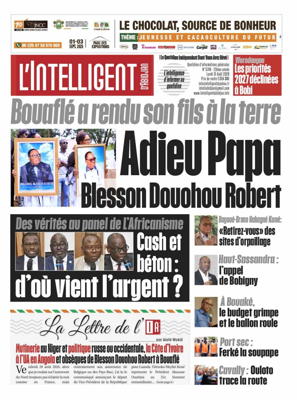 L'Intelligent d'Abidjan N°5750