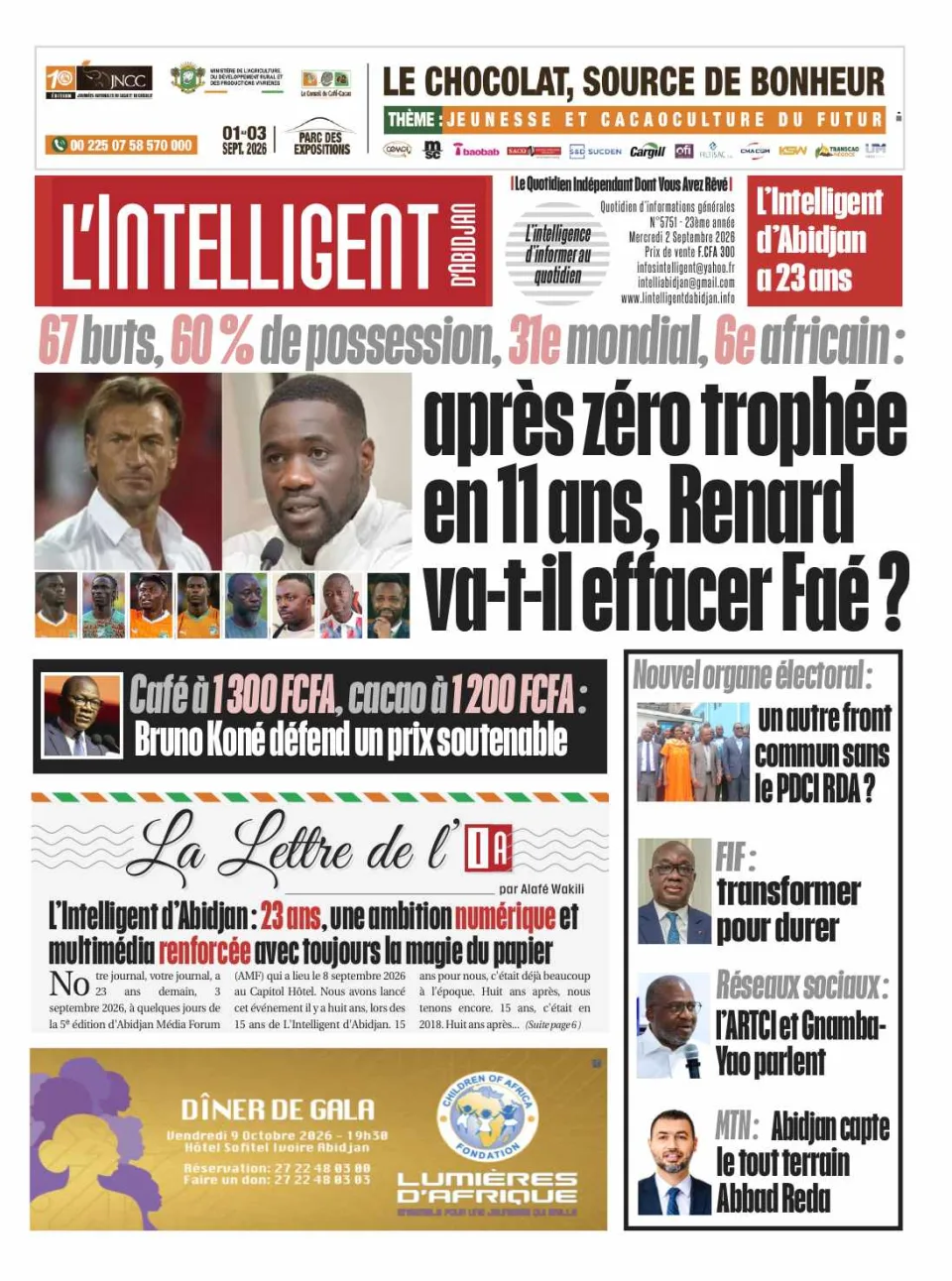 L'Intelligent d'Abidjan N°5751