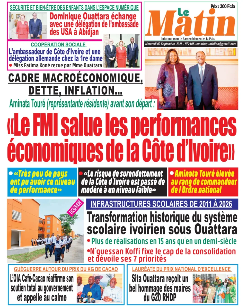 LE MATIN N°2105