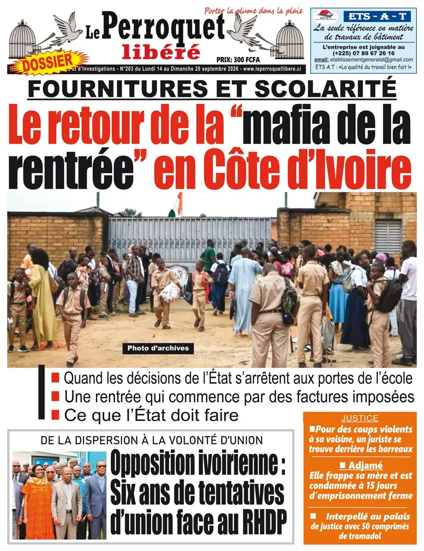 LE PERROQUET LIBERE  203