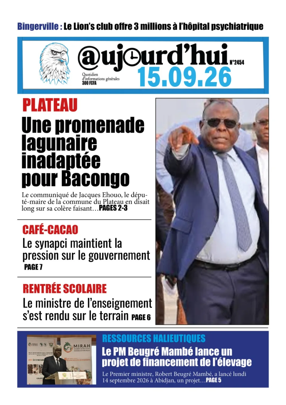 AUJOURD'HUI DU 15-09-26