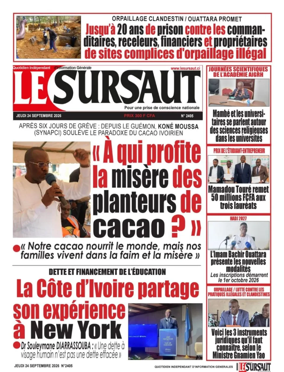 LE SURSAUT 2405