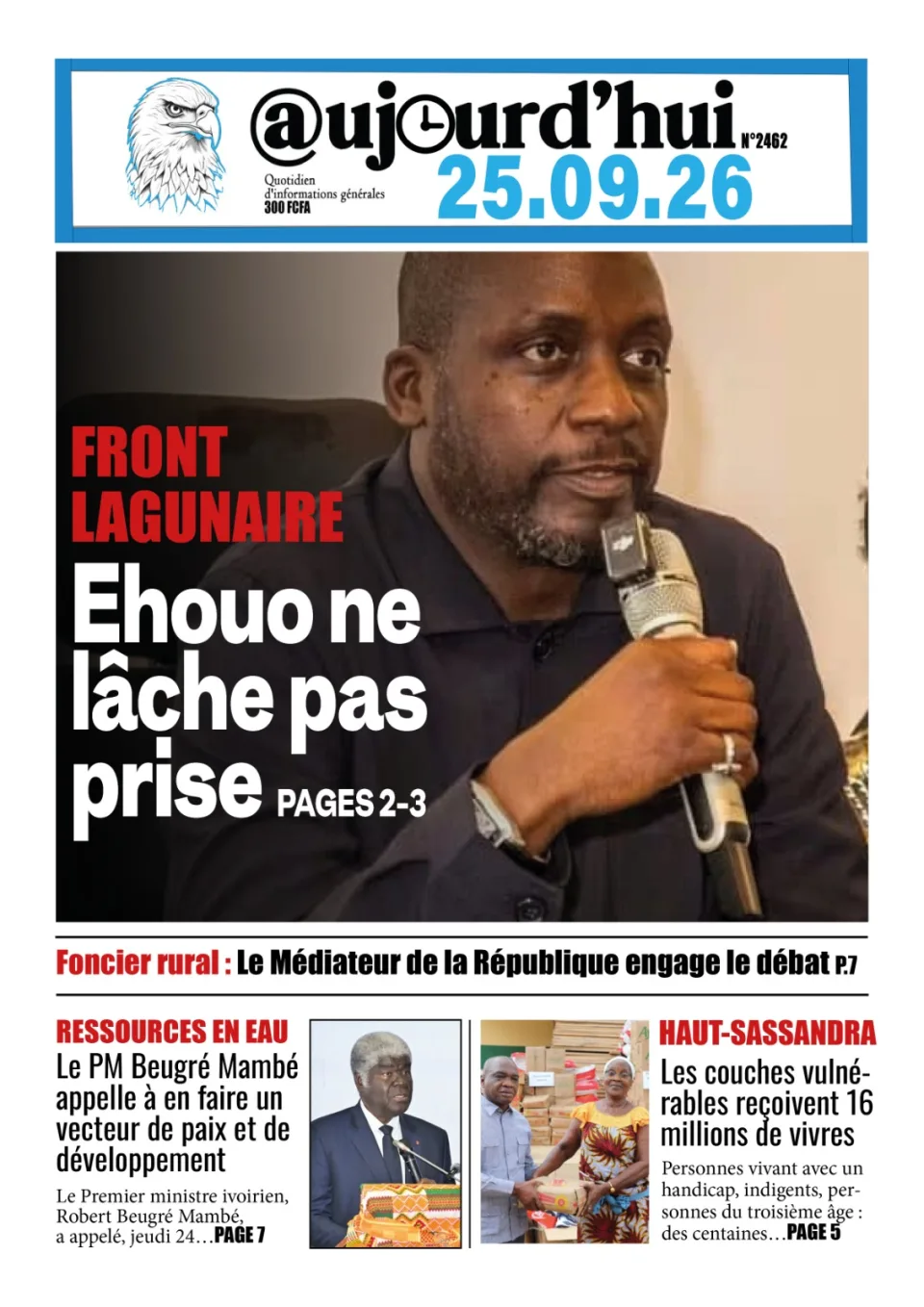 AUJOURD'HUI DU 25-09-26