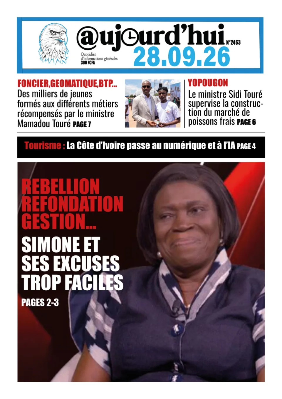 AUJOURD'HUI DU 28-09-26