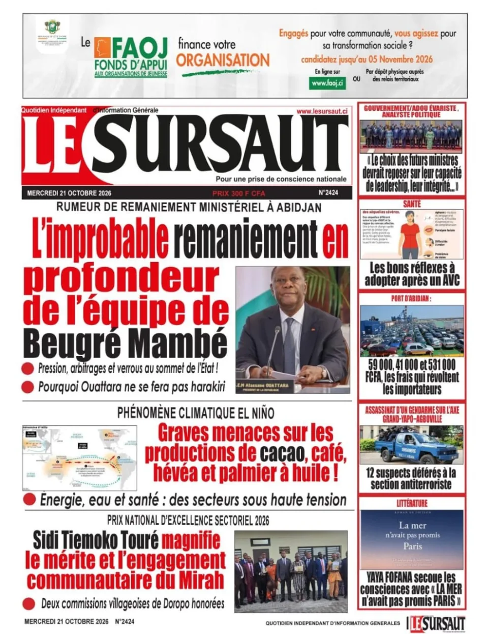 LE SURSAUT 2424