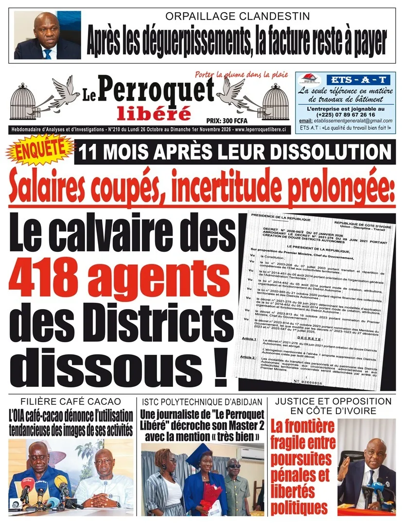 LE PERROQUET LIBERE