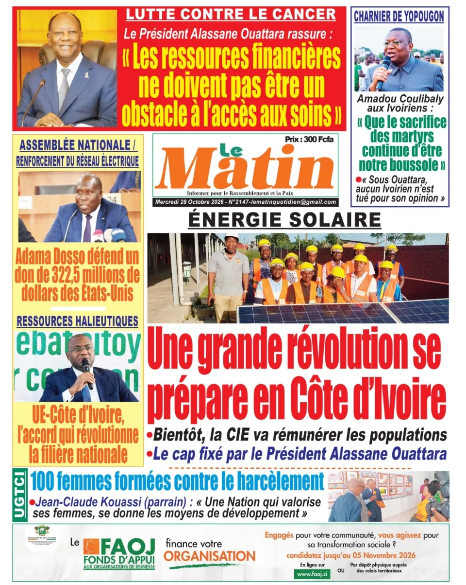 Le Matin n°2147