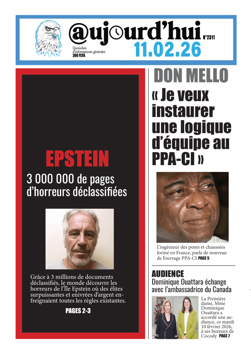 A lire dans ce numero 