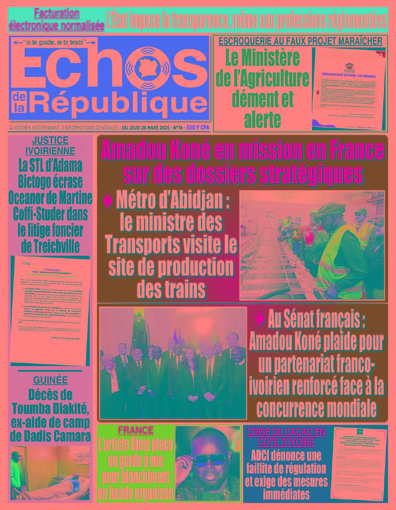 A lire dans ce numéro