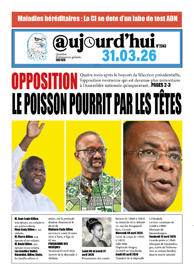 LA UNE