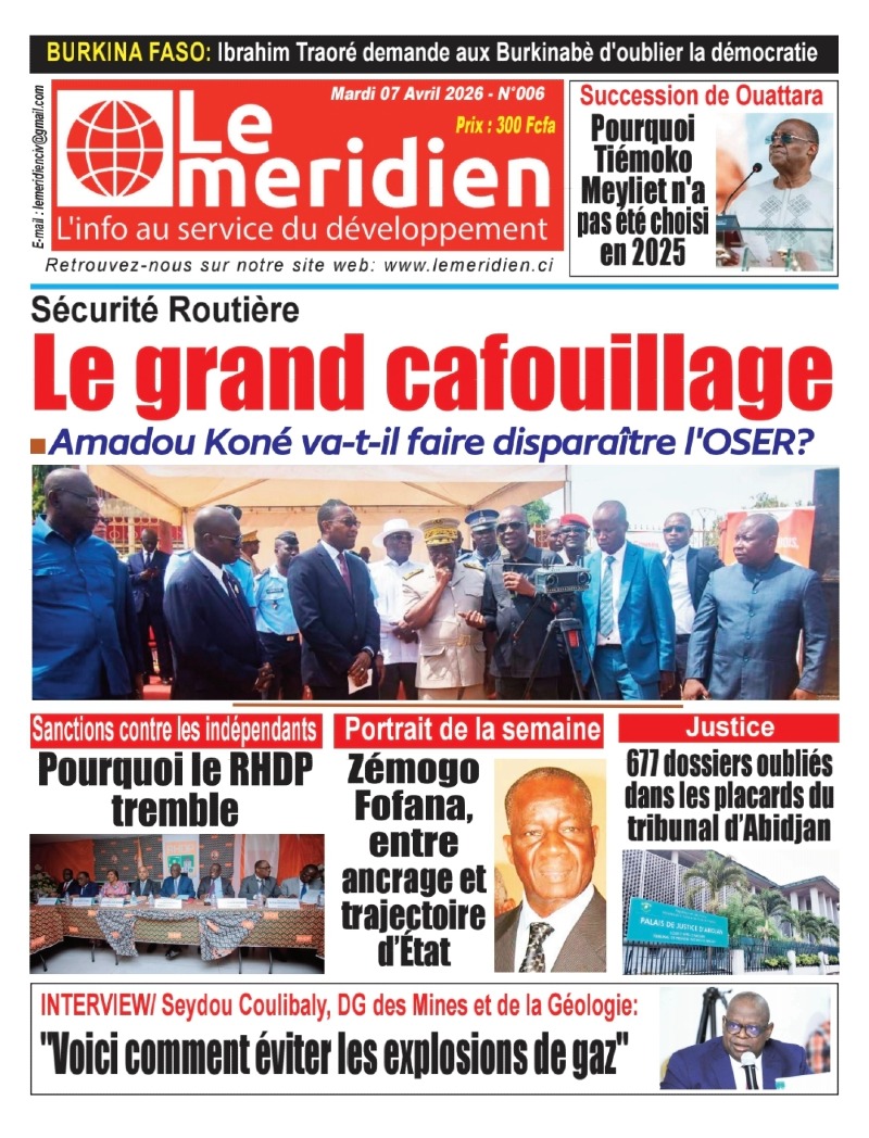 A Lire dans Le Méridien 007