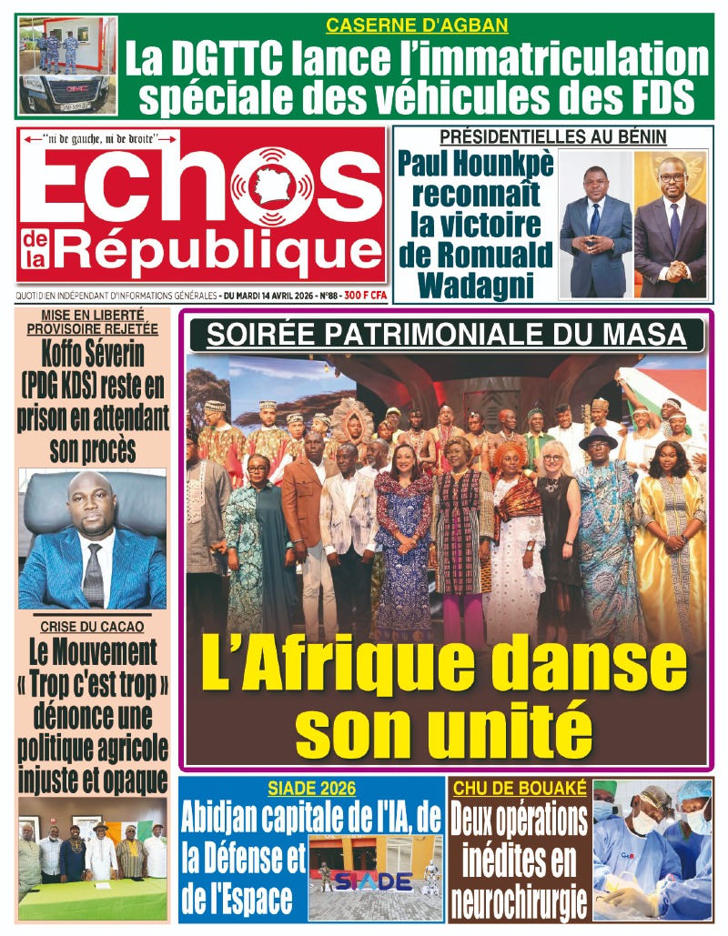 A lire dans ce numéro