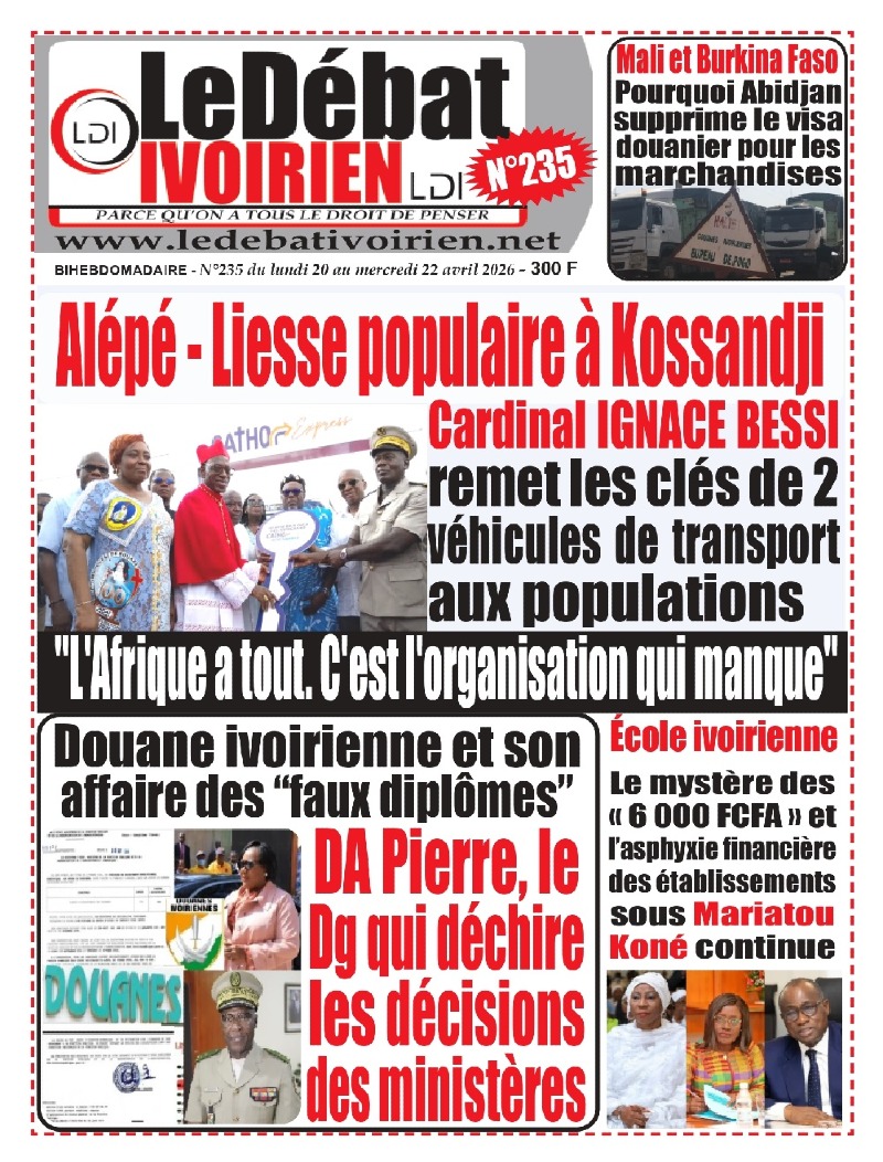 A LIRE DANS CE NUMERO