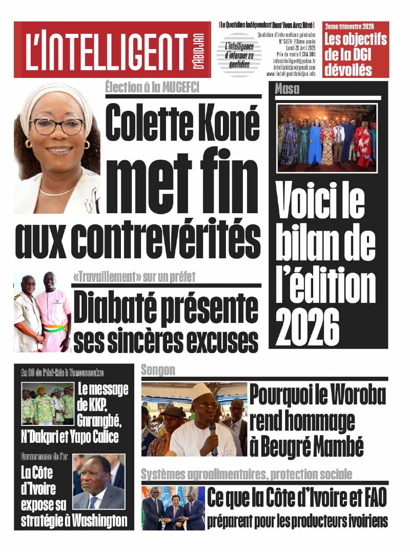 L’Intelligent d’Abidjan N°5678