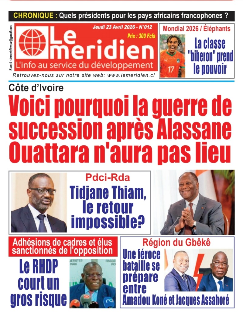 A Lire dans Le Méridien 012