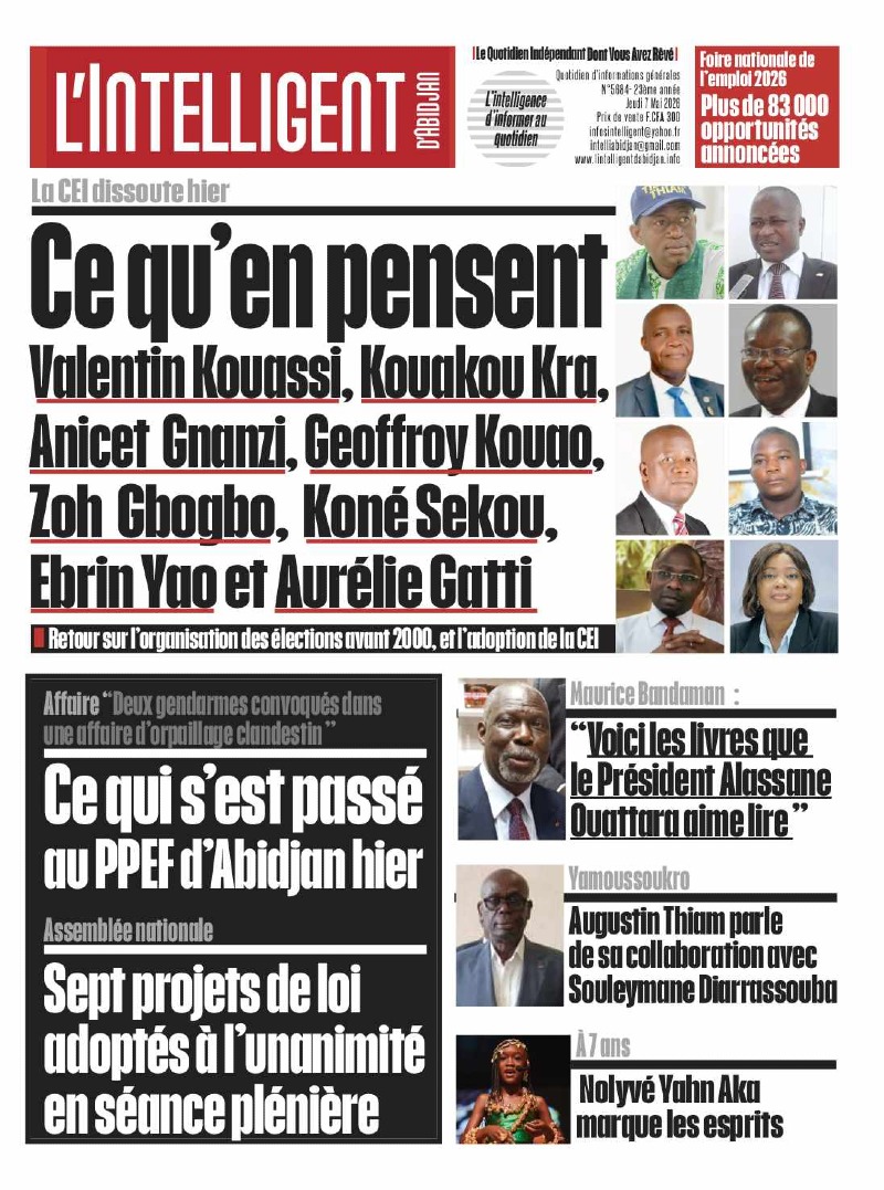 L’Intelligent d’Abidjan N°5684 BIS
