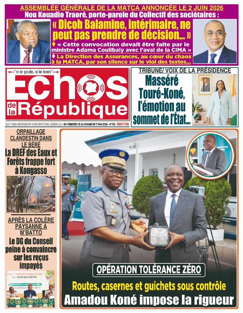 A lire dans ce numéro