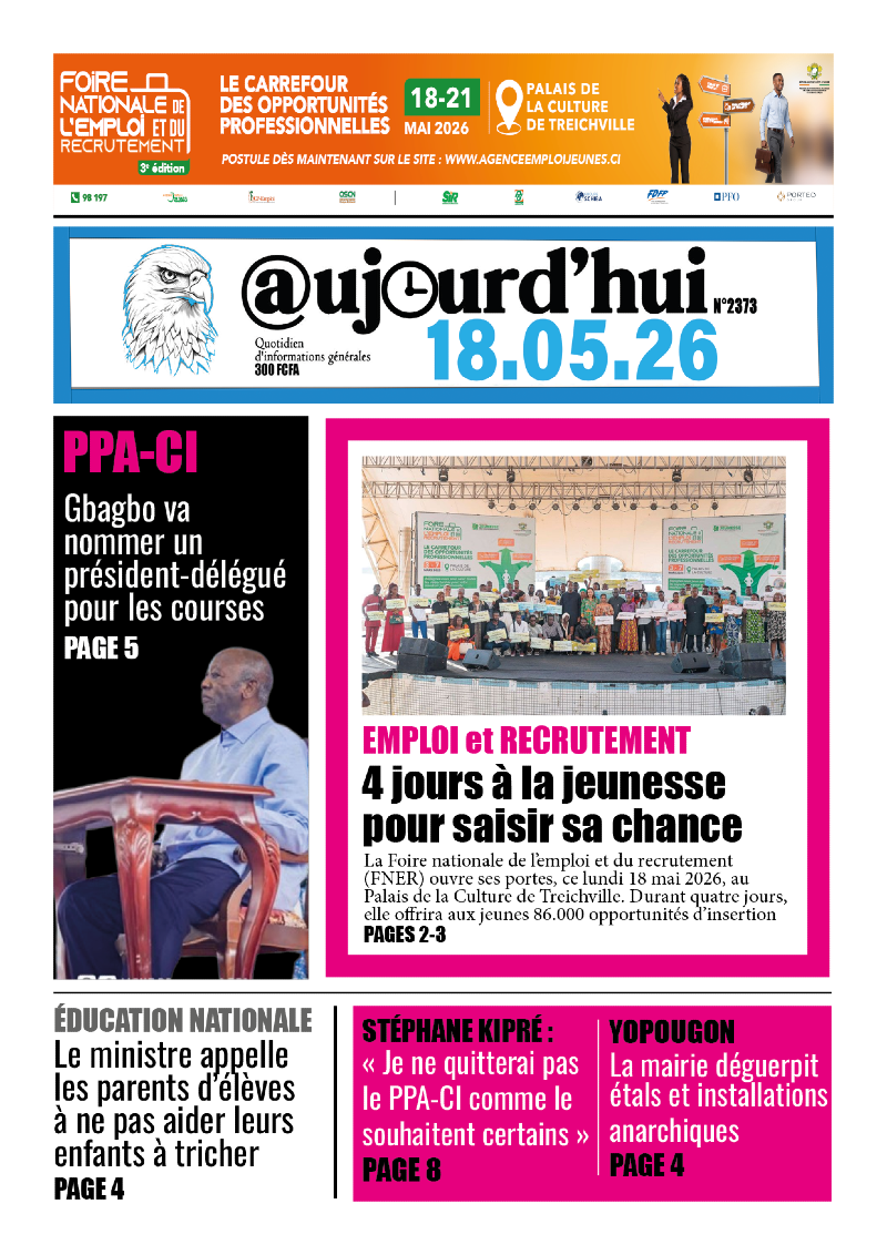 LA UNE