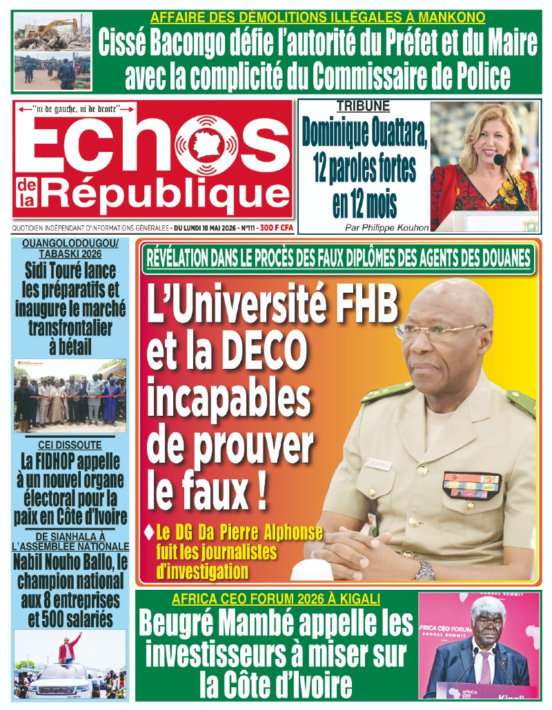 A lire dans ce numéro