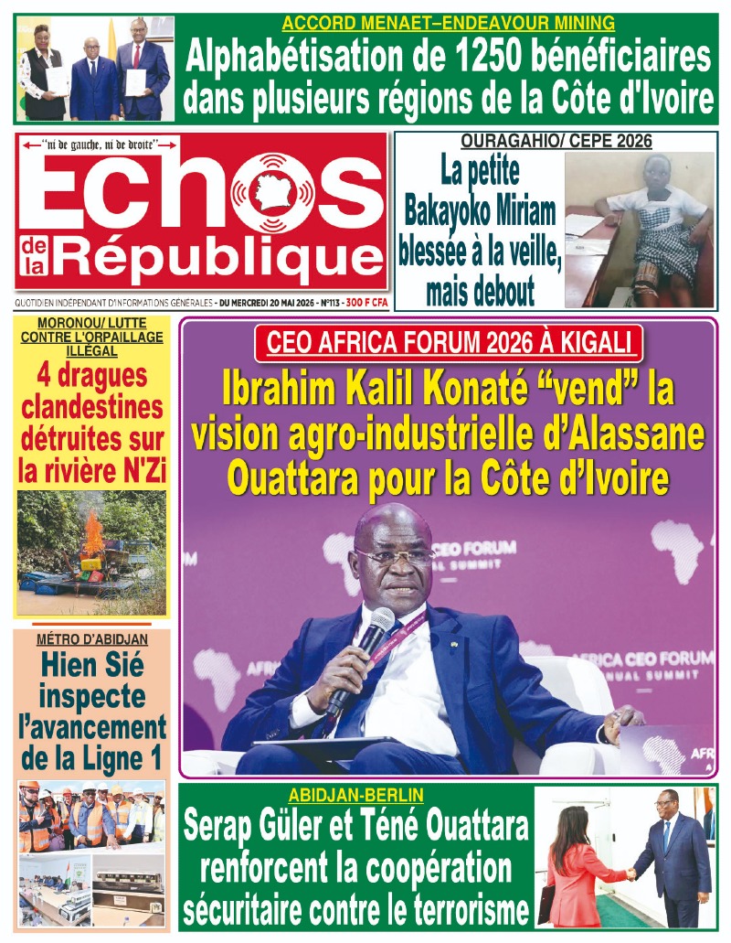 A lire dans ce numéro