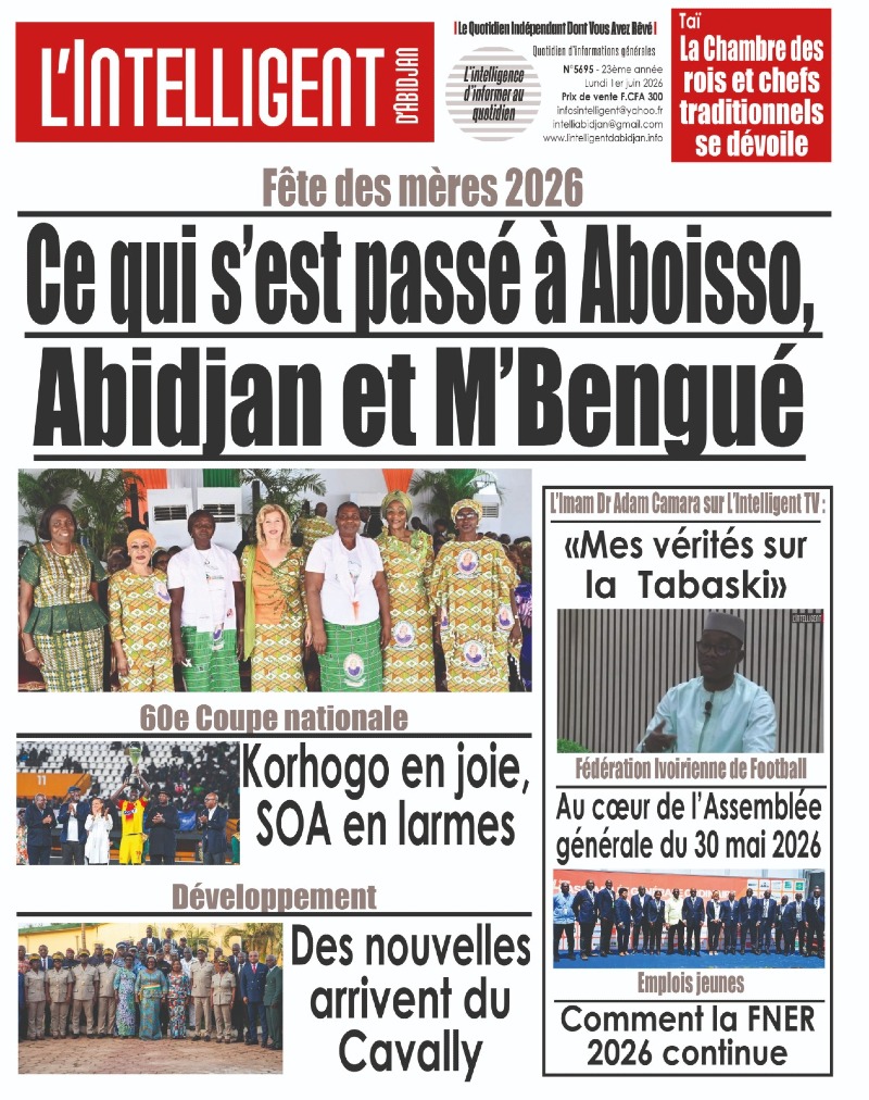 L'Intelligent d'Abidjan N°5695
