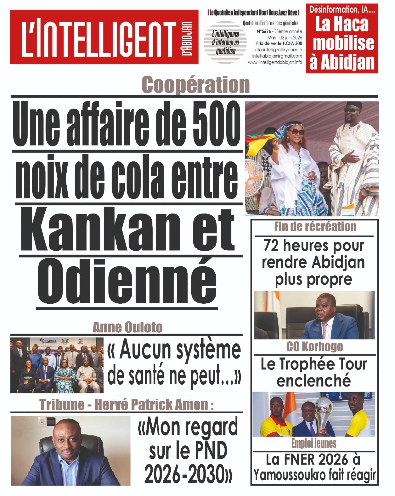 L'Intelligent d'Abidjan N°5696