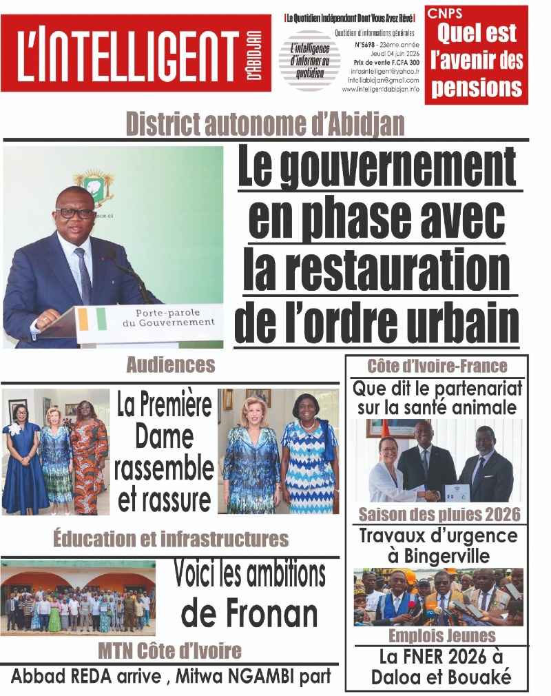 L'Intelligent d'Abidjan N°5698
