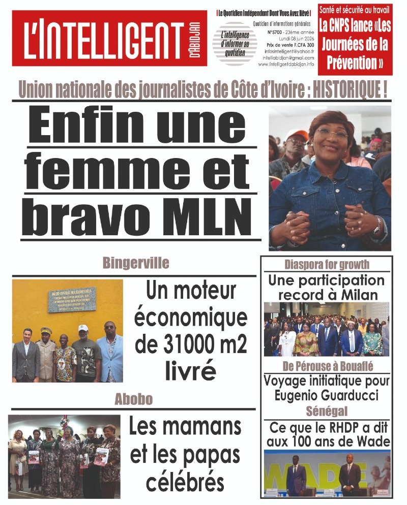L’Intelligent d’Abidjan N°5700