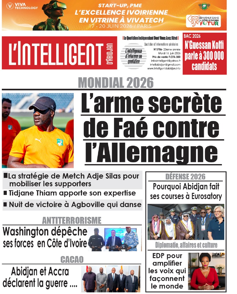 L'Intelligent d'Abidjan N°5706