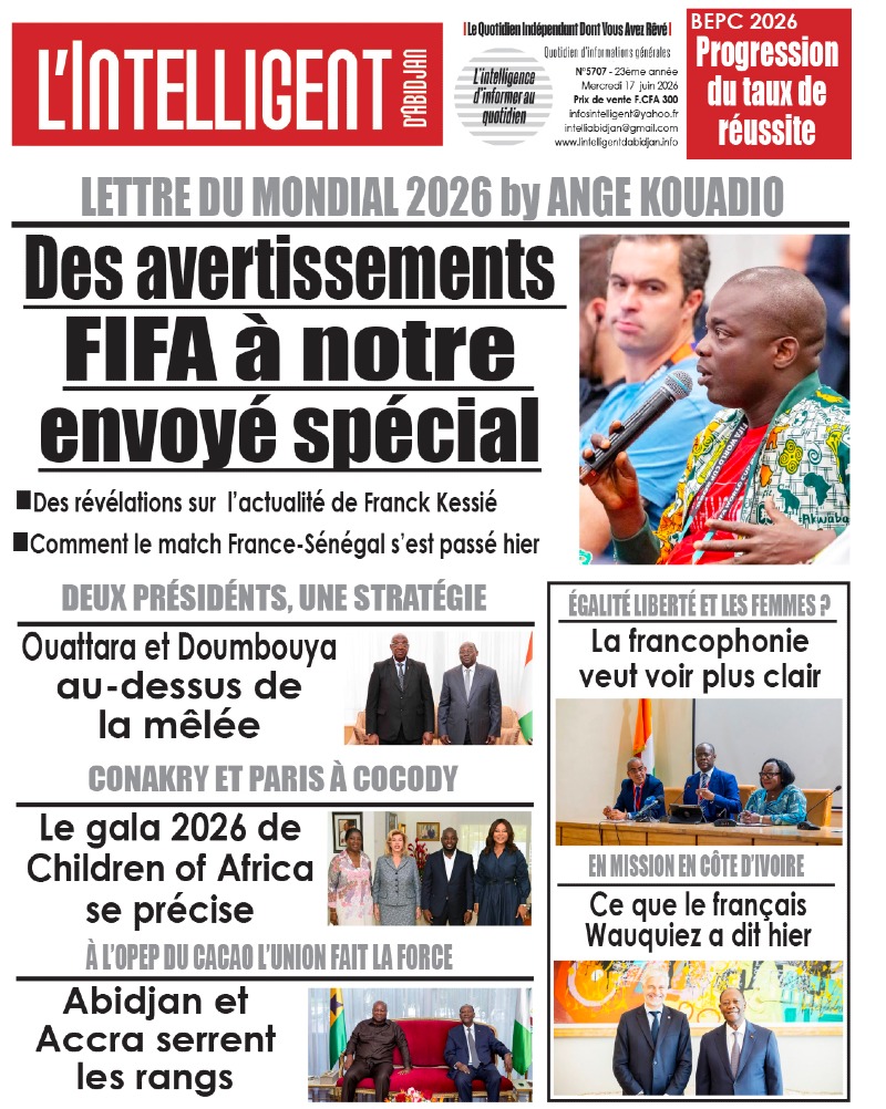 L'Intelligent d'Abidjan N°5707