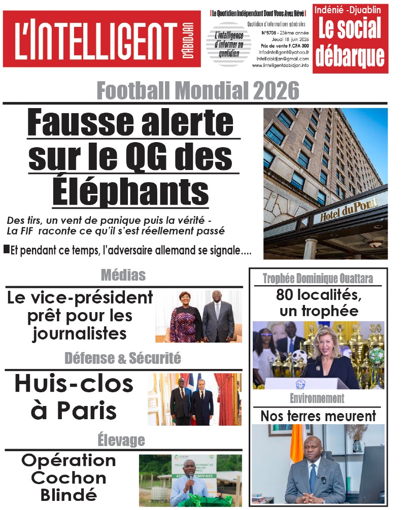 L'Intelligent d'Abidjan N°5708