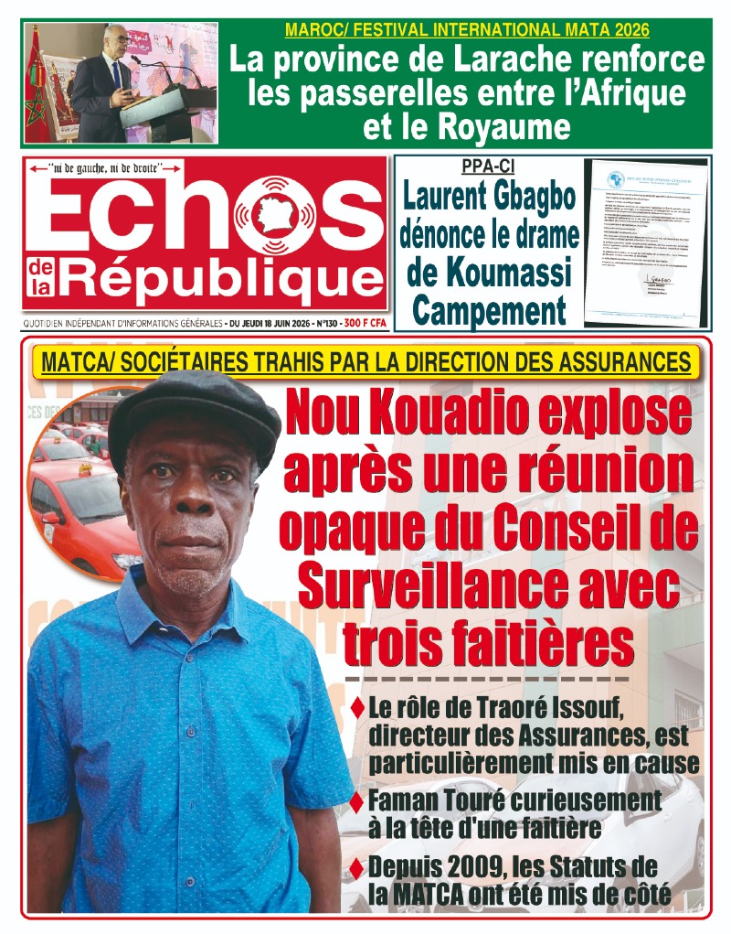 A LIRE DANS CE NUMERO