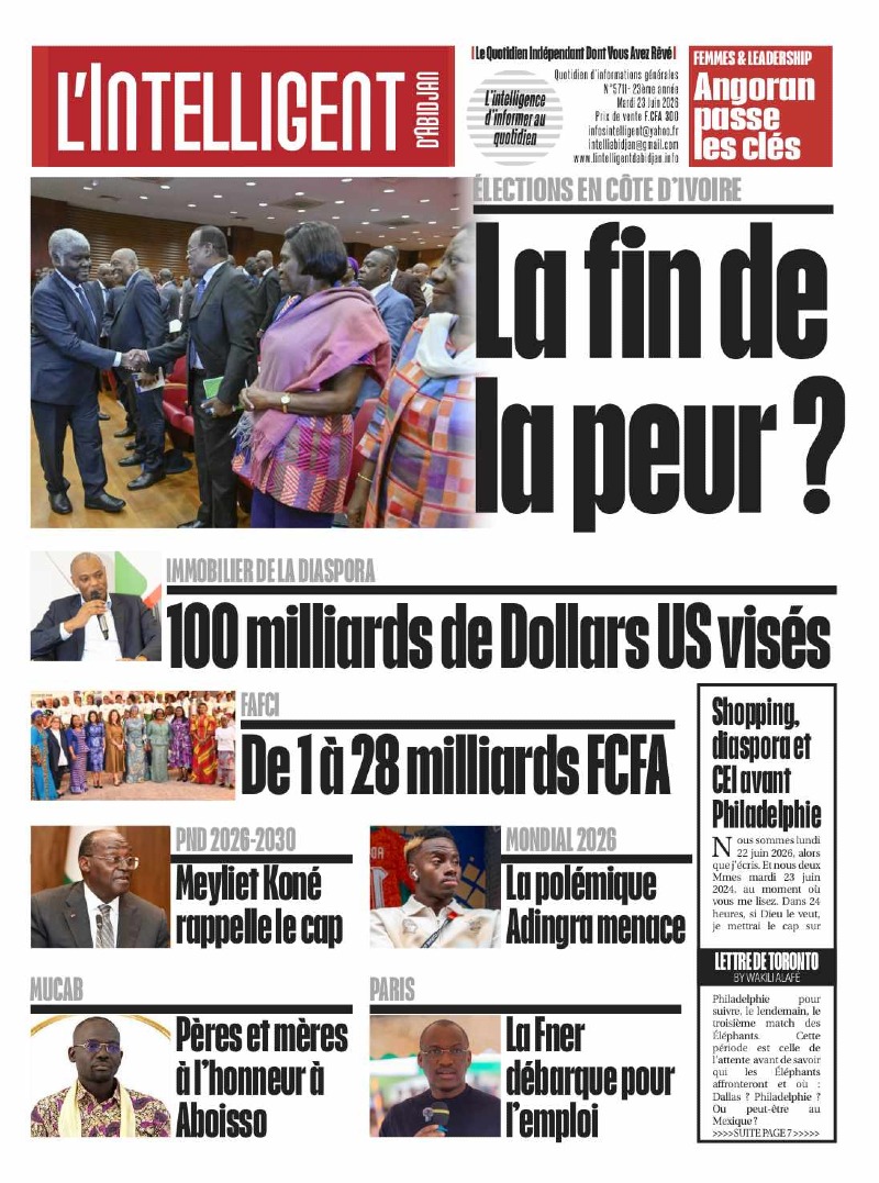 L'Intelligent d'Abidjan N°5712