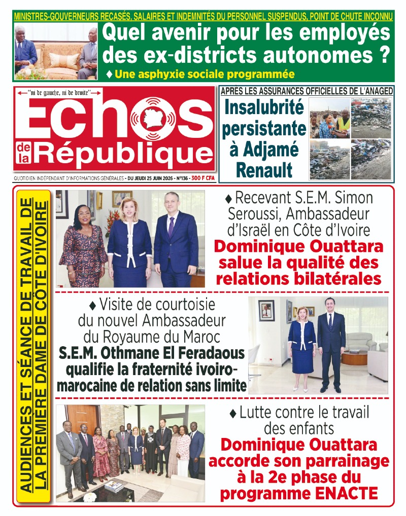 A LIRE DANS CE NUMERO