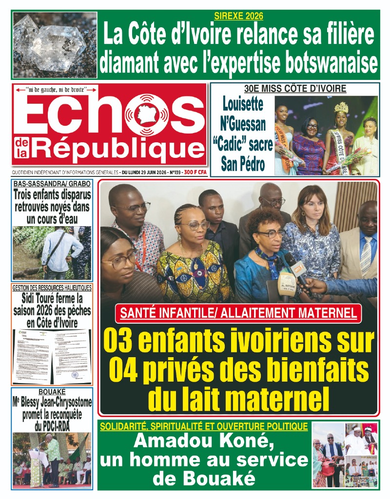 A LIRE DANS CE NUMERO