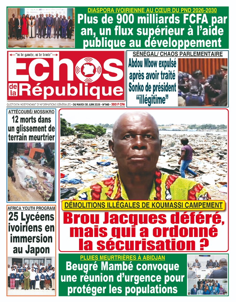 A LIRE DANS CE NUMERO