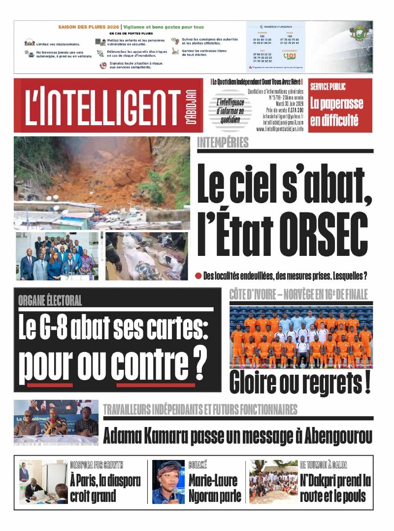 L'Intelligent d'Abidjan N°5716