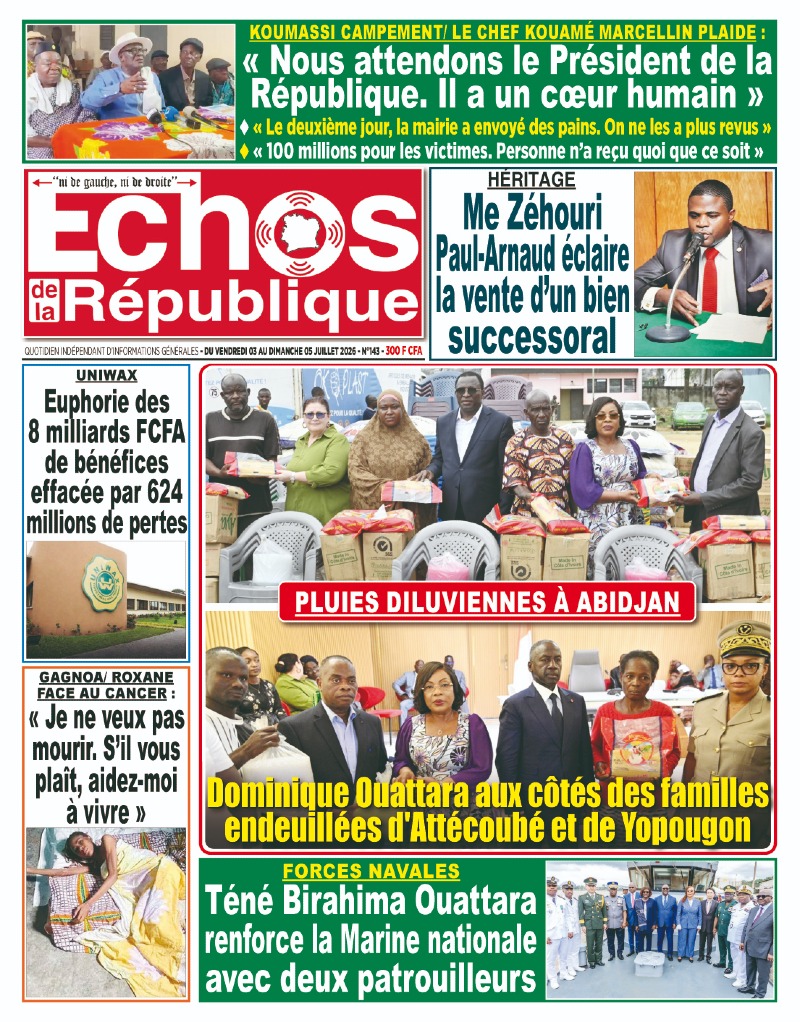 A LIRE DANS CE NUMERO
