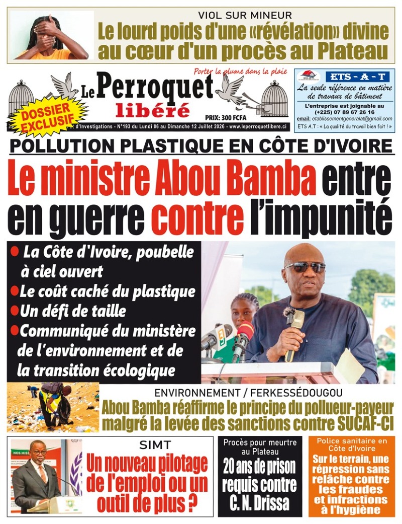 A LIRE DANS CE NUMERO