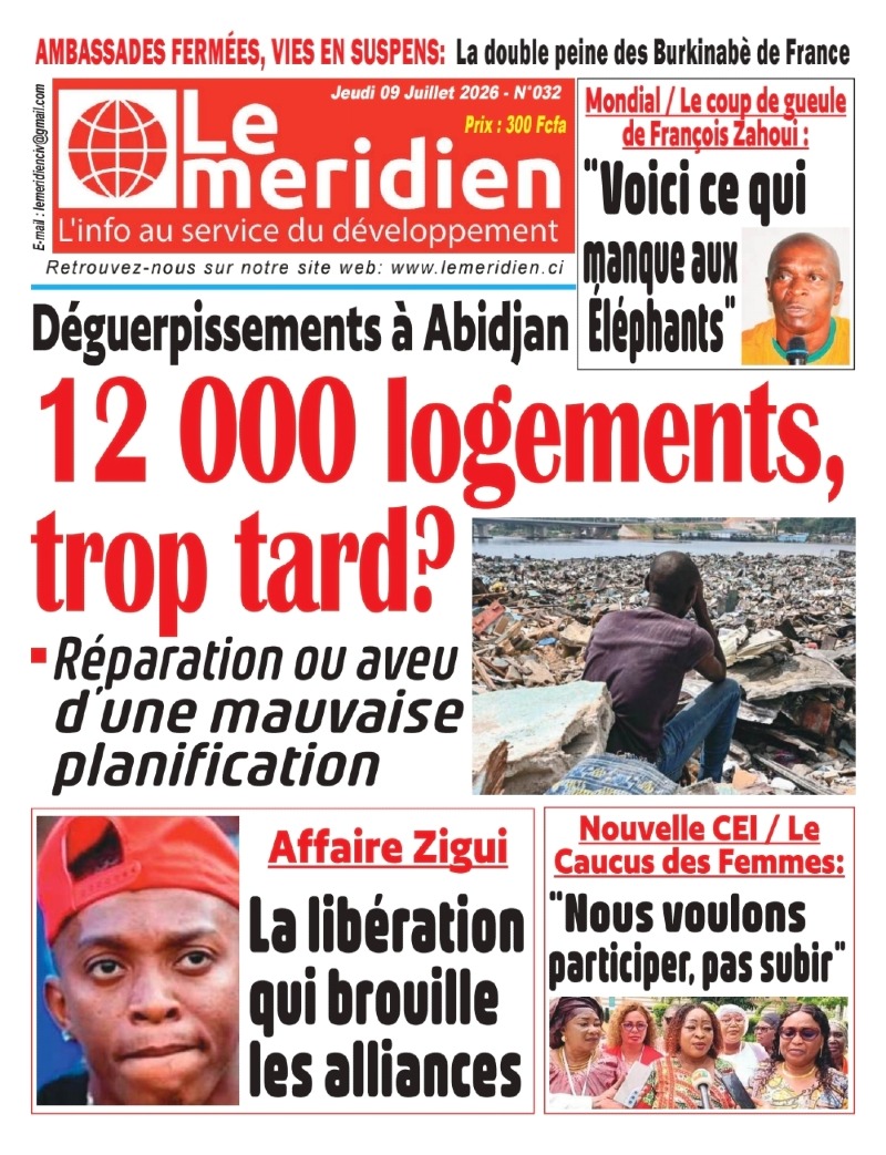 A lire dans Le Méridien 032