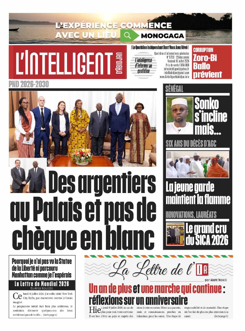 L'Intelligent d'Abidjan N°5723