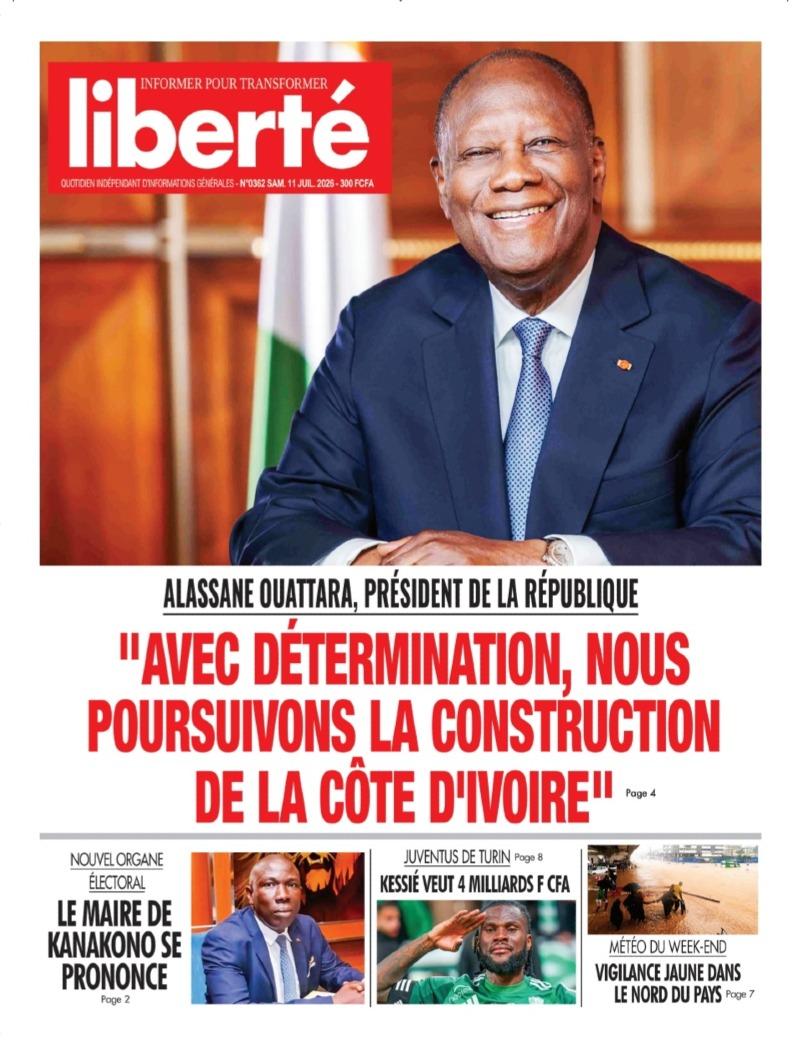 ALASSANE OUATTARA, PRÉSIDENT DE LA RÉPUBLIQUE: "AVEC DÉTERMINATION, NOUS POURSUIVONS LA CONSTRUCTION DE LA CÔTE D'IVOIRE 