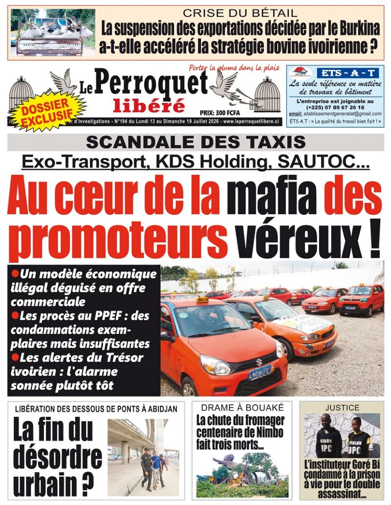A LIRE DANS CE NUMERO