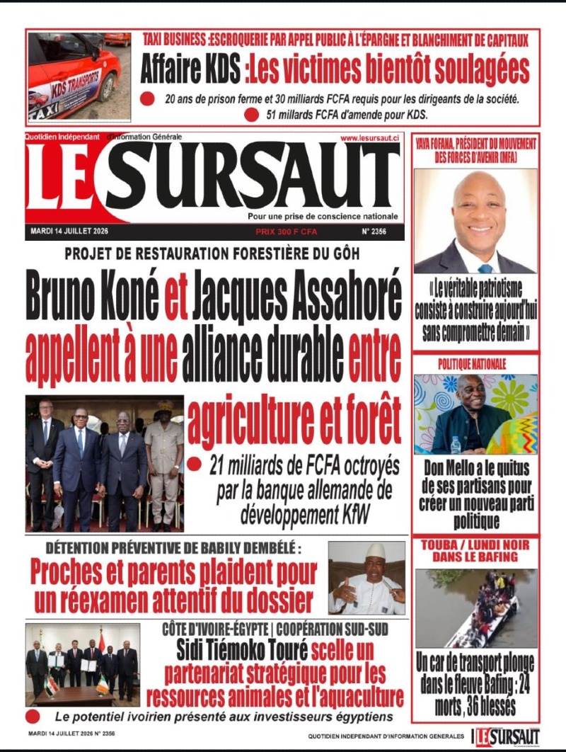 A LIRE DANS CE NUMERO