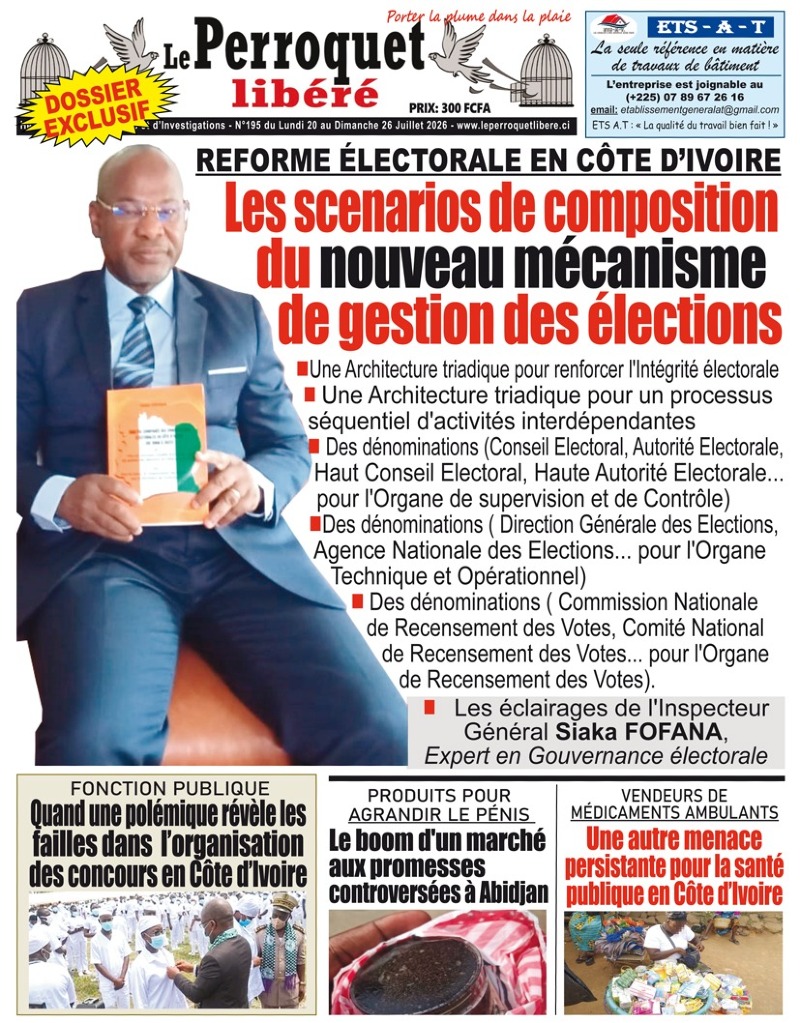 A LIRE DANS CE NUMERO