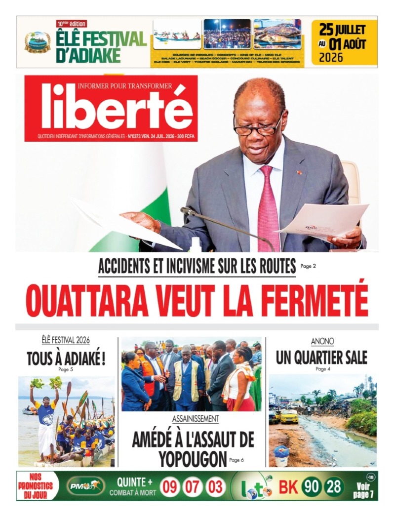 ACCIDENTS ET INCIVISME SUR LES ROUTES: OUATTARA VEUT LA FERMETÉ 