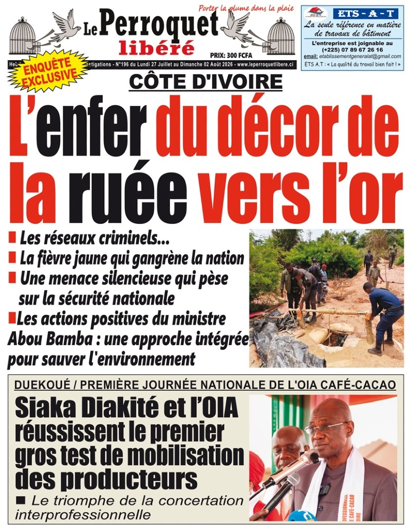 A LIRE DANS CE NUMERO
