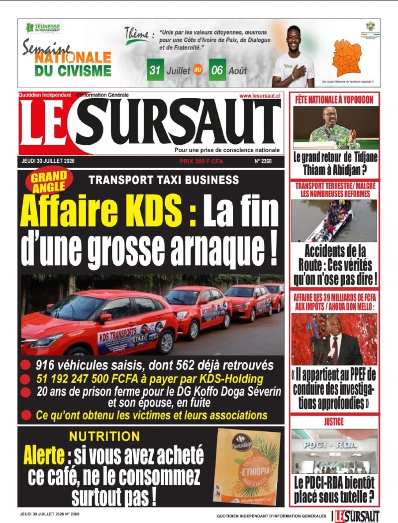A LIRE DANS CE NUMERO